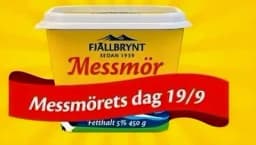 Messmörets Dag 19/9 2026